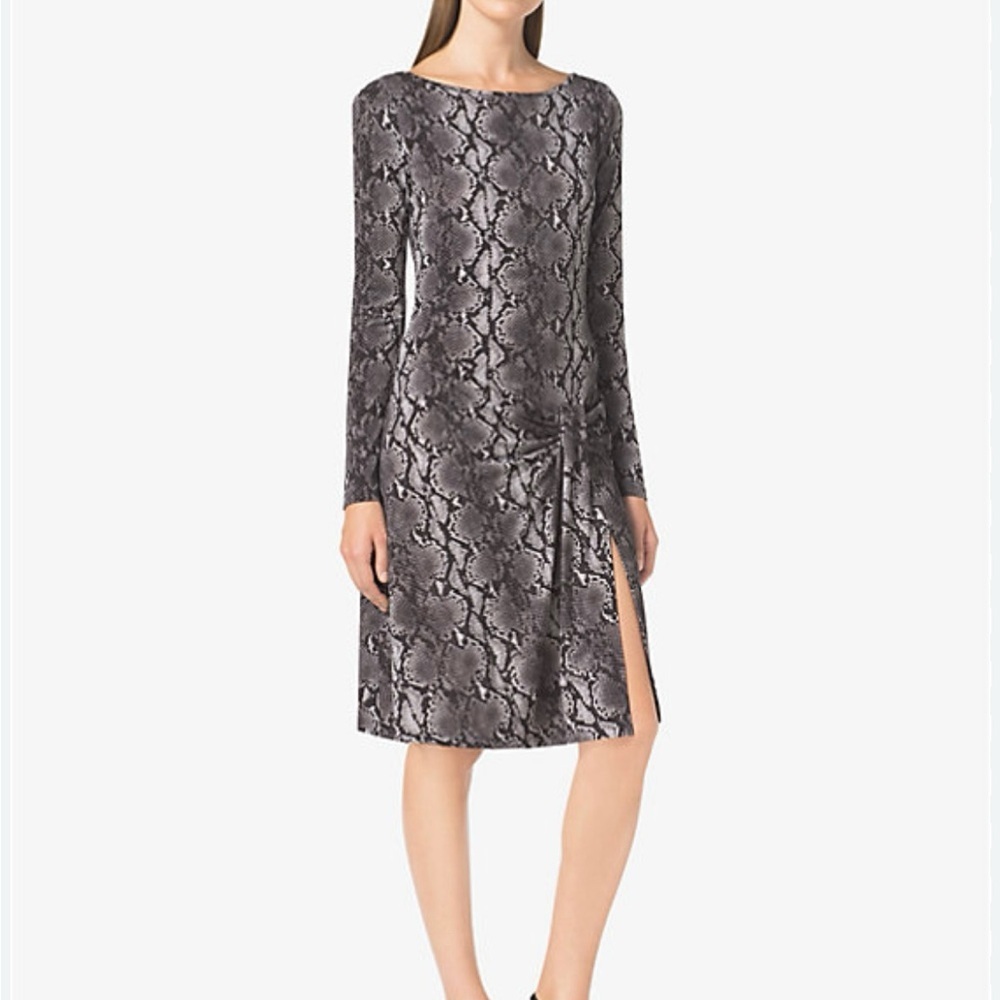 Michael Michael Kors Snake Print Sheath Dress | Small